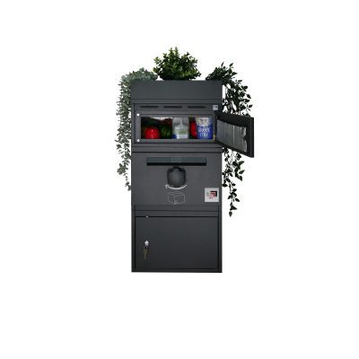 Medium Garden roof Cool box in Charcoal 1